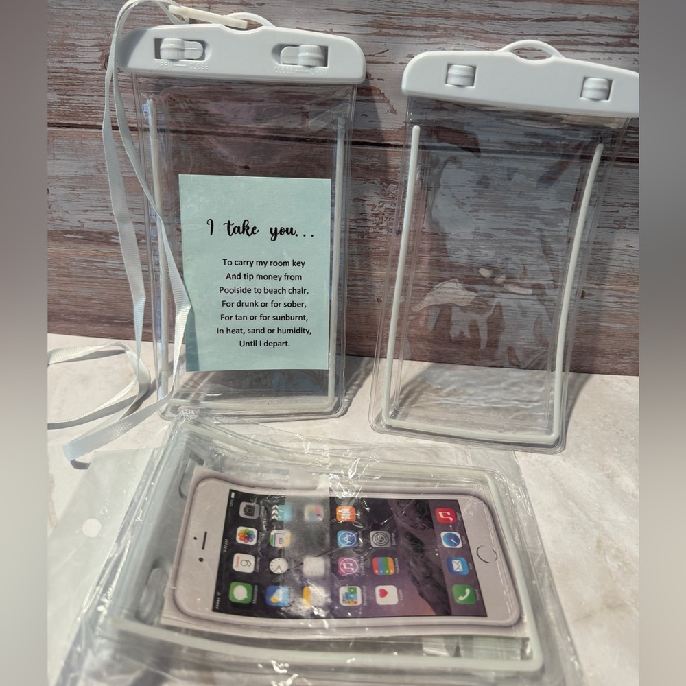 Clear Waterproof Phone Pouches - 12